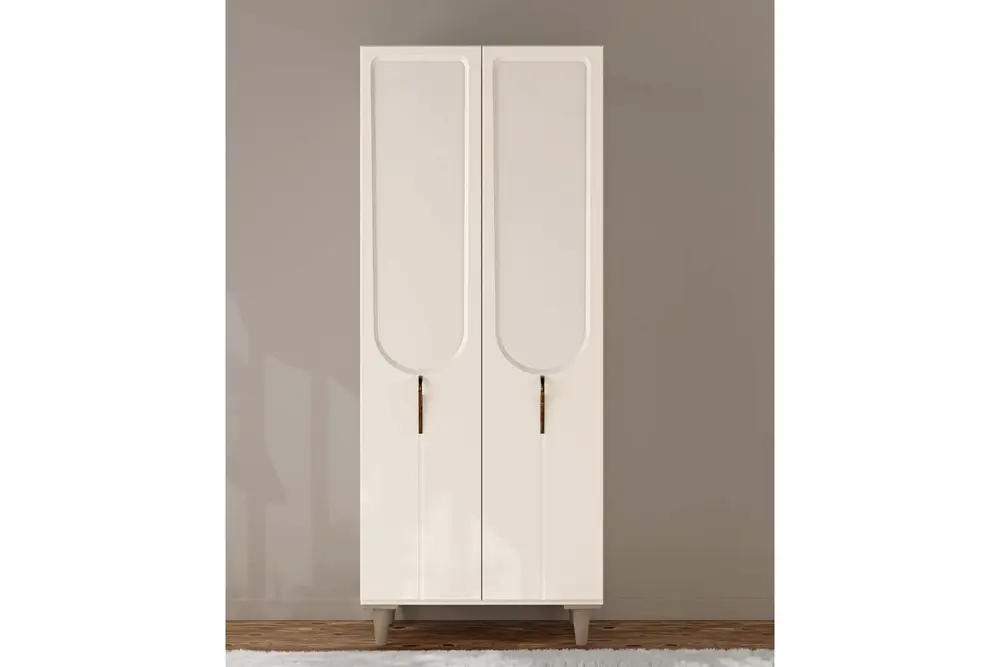 Nepal Mdf Gardırop, Aytaşı, 2 Kapaklı