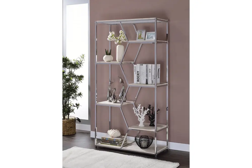 Otum Paslanmaz Metal Kitaplık