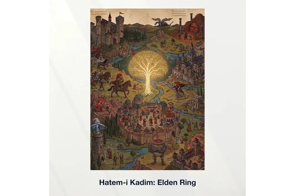 Miniaworks Hatem-İ Kadim: Elden Ring Kanvas Tablo 21X30