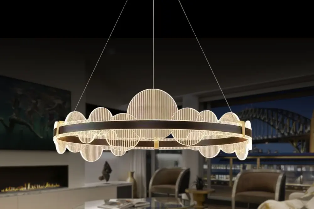 Musa Led Sarkıt Avize, 60 Cm