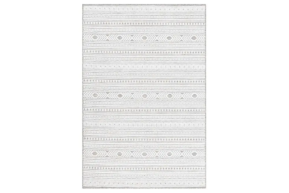 Sand Gri Krem Temizlenebilir Halı, 65543A, 50X80