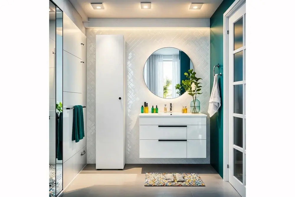 Dekorex Banyo Dolabı, Beyaz, Bny101