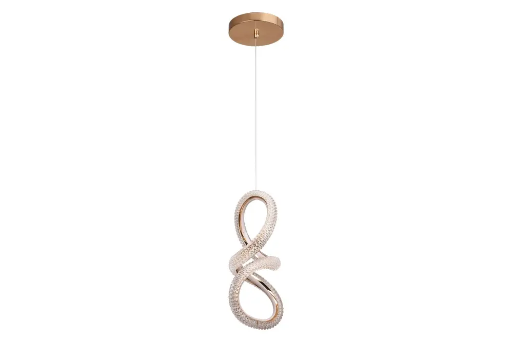 Özde Led Avize, Gold, 30 Cm