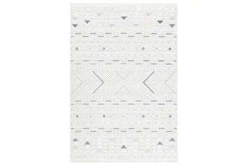 Sand Krem Gri Temizlenebilir Halı, 65550A, 50X80