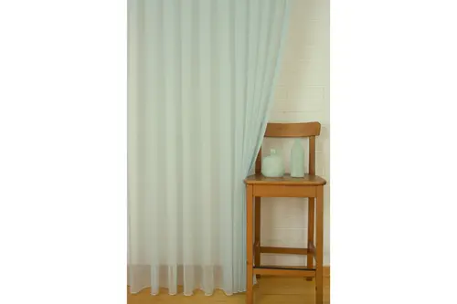 Pamuk Dokulu Tül Mint Rengi 1-3 Sık Pile 150X260