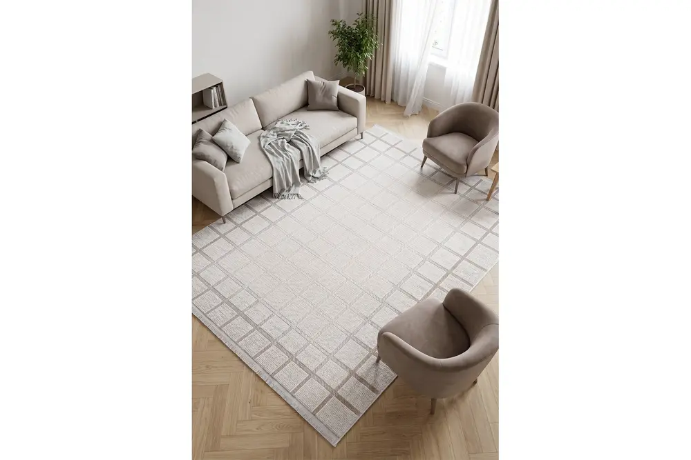 Kilyos Gri Somon Halı A5942K, 80X150