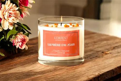 Lorient Lumıere Du Jour Vanilya Gül Kase Soya Mum, 220 Gr