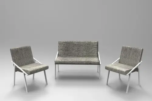Lagomood İrony Ofis Koltuk Takımı, Beyaz