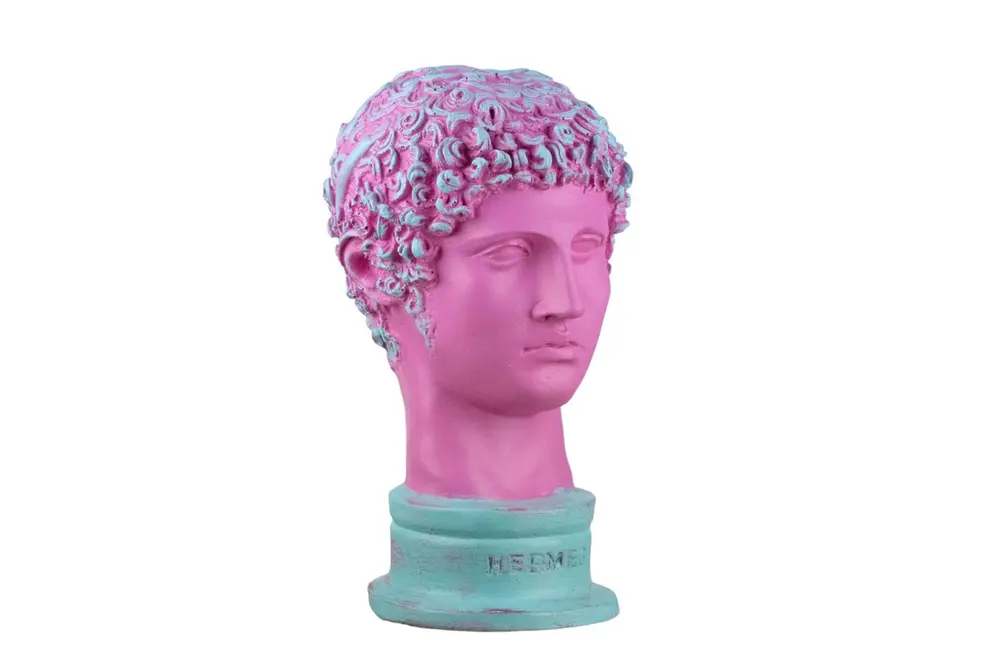 Antik Büst, Pembe Turkuaz