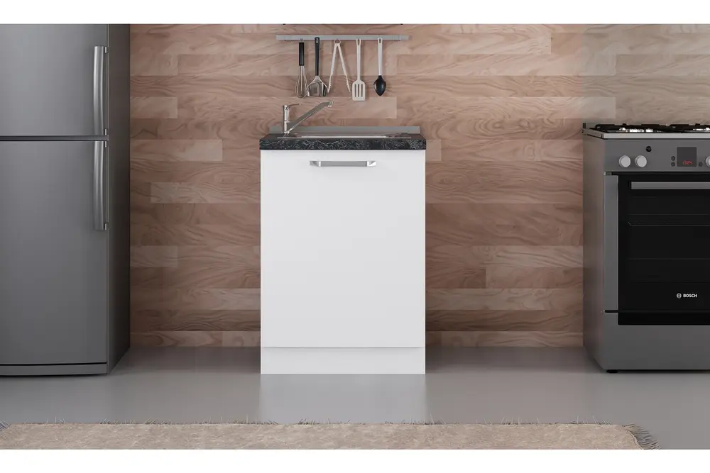 Minar 60 Cm Mutfak Dolabı Beyaz 60-B1-Alt Modül