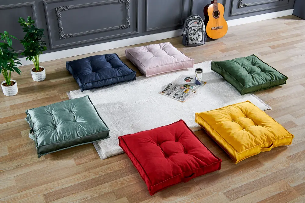 Tubihome Bisküvi Yer Minderi Altılı Set