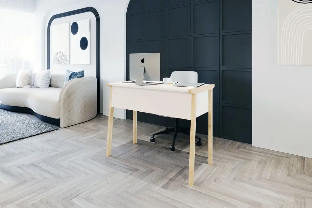 Lagomood Zenith Çalışma Masası Beyaz, 90 Cm