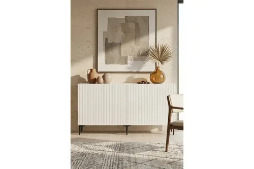 Zeynep Konsol Ve Tv Sehpası, Beyaz, 150 Cm, Ka1513B