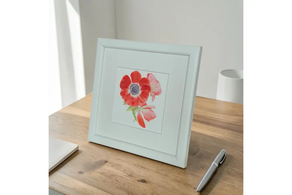Dağ Lalesi Suluboya Fine Art Baskı