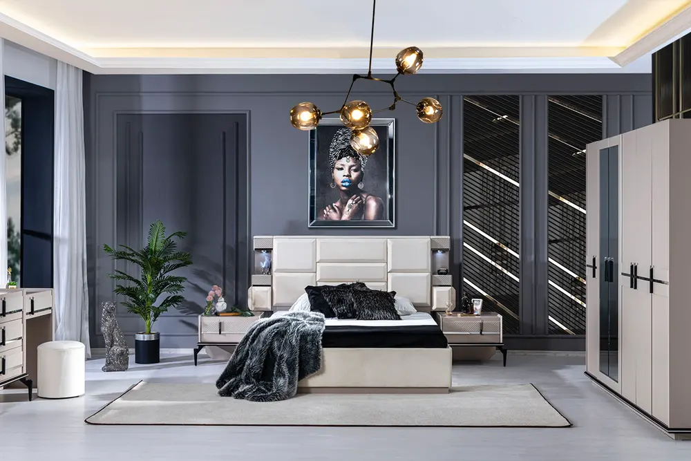 Safir Yatak Odası Takımı, 6 Kapaklı