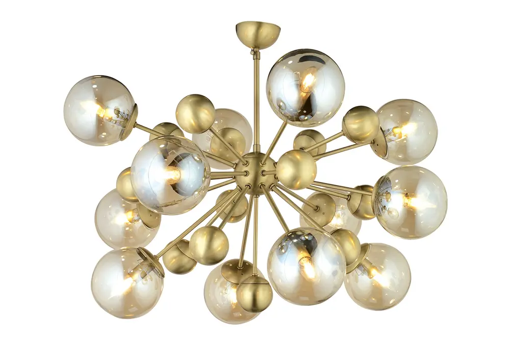 Lampaluce Galassia Modern Avize 12 Adet Sarı