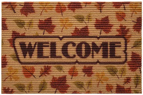 Coco Welcome Sonbahar Paspas Dış Kapı Paspası Kapı Önü Paspası, 40X60