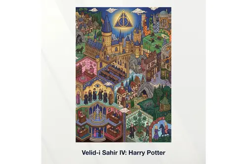 Miniaworks Velid-İ Sahir Iv: Harry Potter Kanvas Tablo 21X30