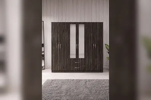 Sezar Aynalı Gardırop, Aynalı, 6 Kapaklı, Rebab