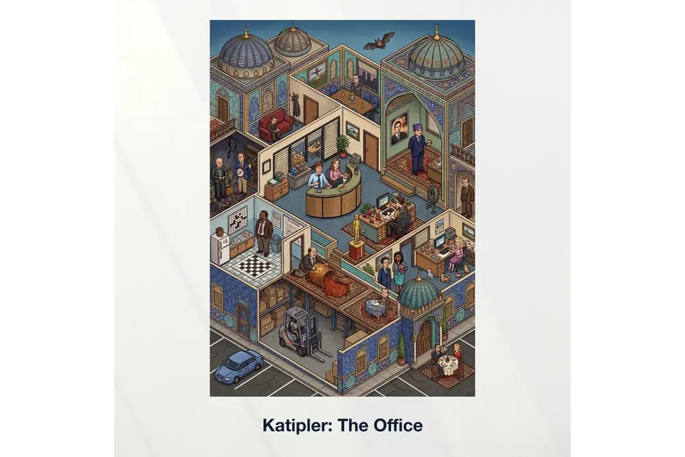 Miniaworks Katipler: The Office Kanvas Tablo 21X30