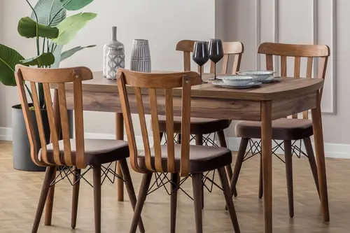 Fergana Mutfak Masa Takımı, 4 Sandalyeli, 130X80