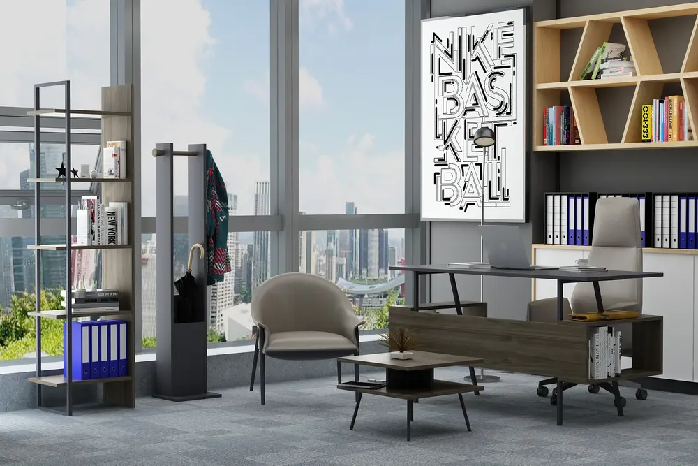 Lagomood İrony Joline Ofis Takımı, Antrasit Ceviz