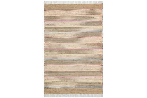 Yuni Jüt Halı, 05, Naturel Multi, 80X150