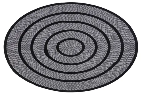 Sisal Jüt Halı 023, Gri, 120X120