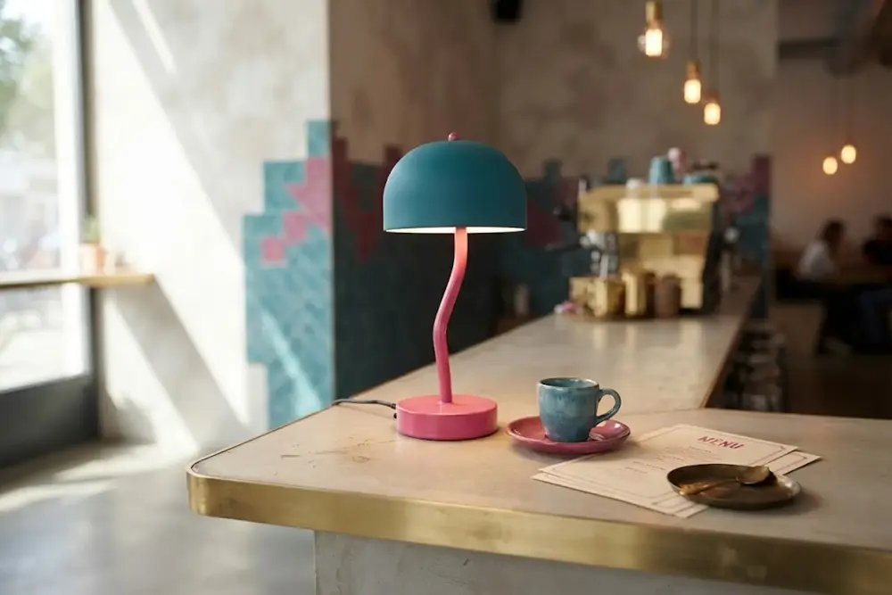 Colorlop Ledli Masa Lambası, Turquoıse Fuchsıa