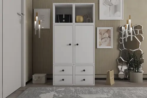 Bk Çok Amaçlı Dolap, 2 Kapaklı, Çad