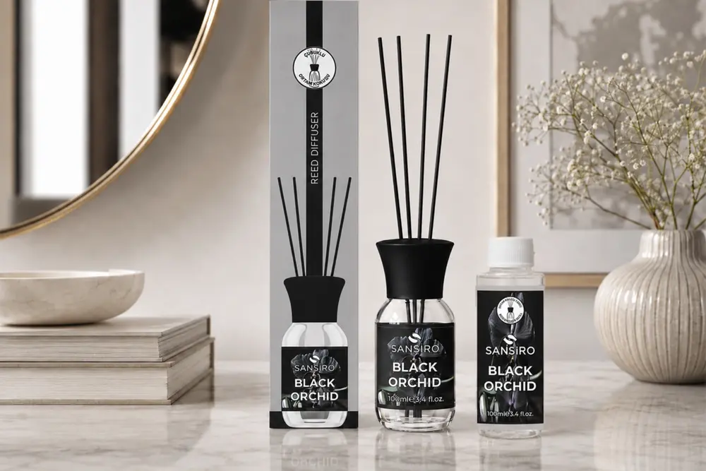 Black Orchid Çubuklu Ortam Kokusu 100 Ml + Yedek