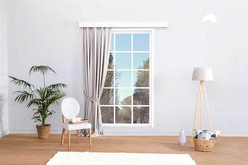 Massarelli Fon Perde Açık Gri Pilesiz 60X260