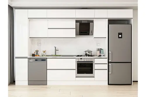 Alvinka 360X240 Cm Mutfak Dolabı, Mbb E80B40S40 2 Beyaz Suntalam