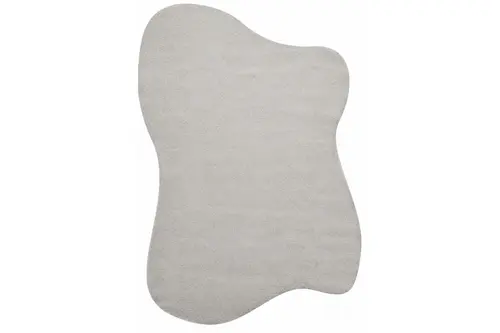 Morfe 01 Grey Özel Kesim Asimetrik Yumuşak Halı, 80X120