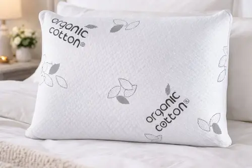 Cottonpure Organik Pamuk Ortopedik Visco Yastık, 60X40X13 Cm