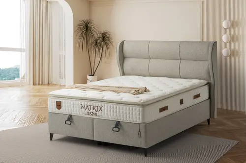 Matrix Extra Baza Başlık Yatak Seti, 90X190