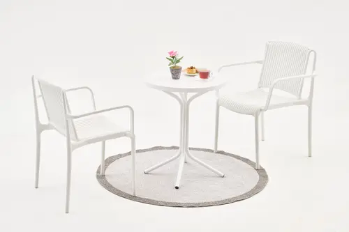 Nes Bistro Bahçe Balkon Seti, Beyaz