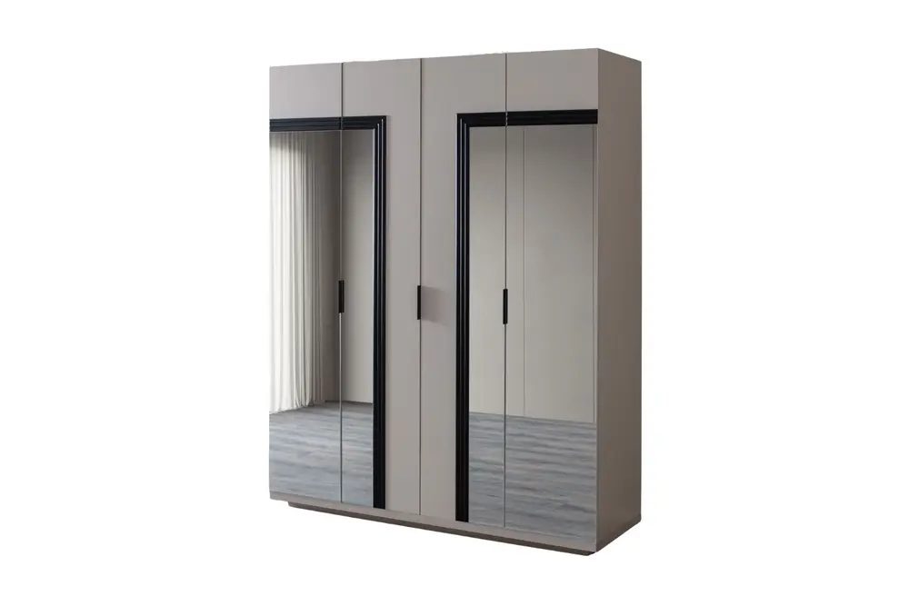 Vegnum Aynalı Gardırop, 4 Kapaklı