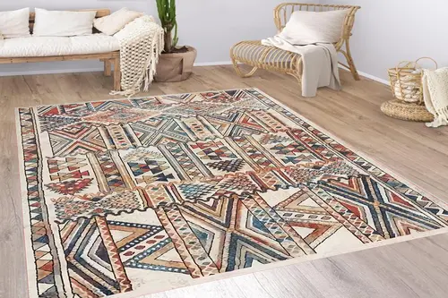 Dijital Baskı Yıkanabilir Halı, Rvg0985-Fnl235 80X150 Cm