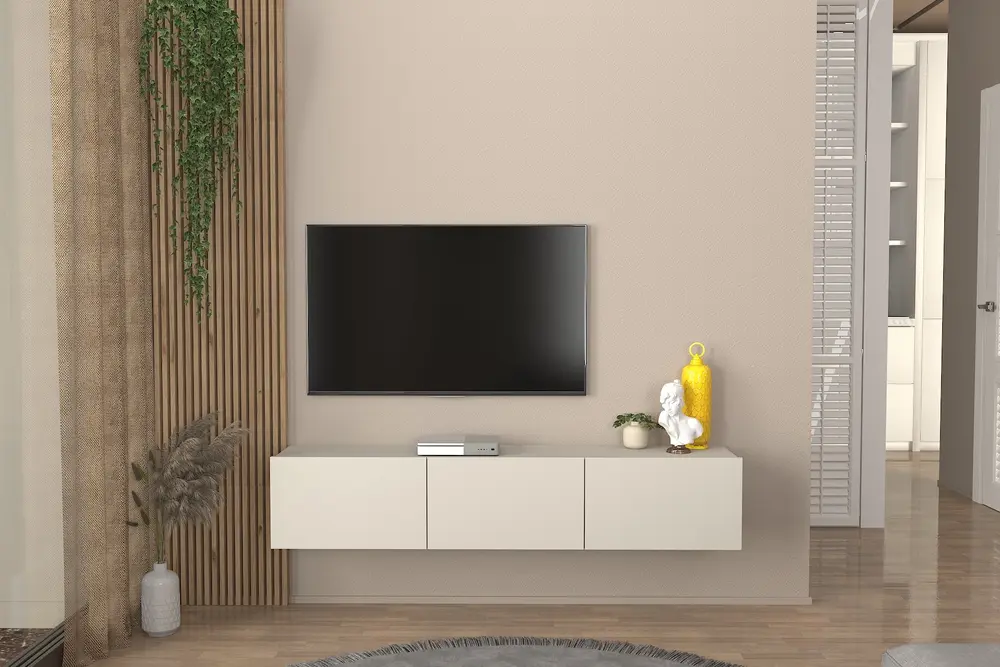 Pergamon Tv Ünitesi, Kumtaşı, 150 Cm