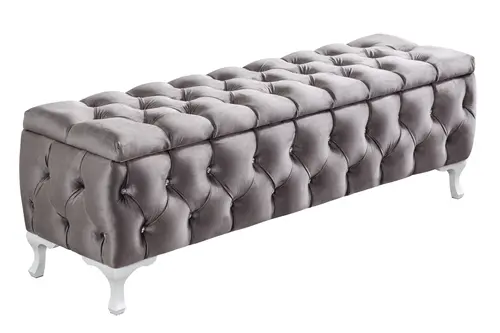 Cappy Bench, Açık Gri, 90 Cm