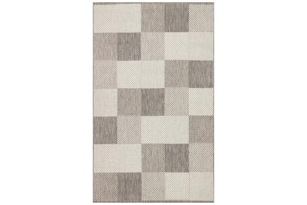 Arven 01 Gri Sisal Modern Halı, 80X150