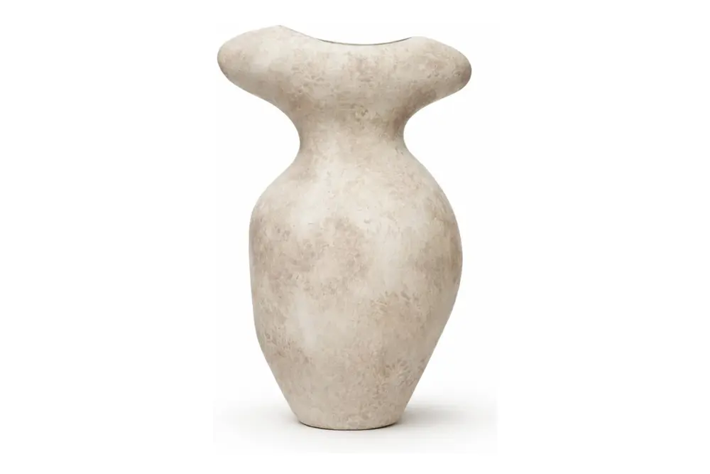 Terracotta Gövde Şekilli Dekoratif Vazo