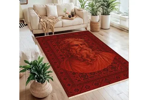 Antik Efsaneler Halı, Dokuma Taban Halı, 345 Yng, 60X120 Cm
