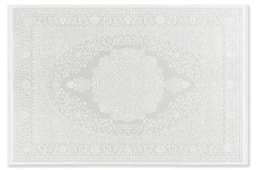 Noble Makine Halısı, Beyaz, 80X150, 4505A