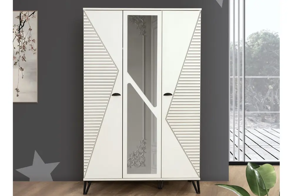 Safir 3 Kapılı Dolap