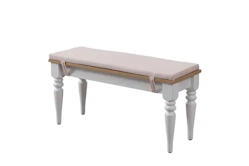Sembol Bench, Beyaz, 85 Cm