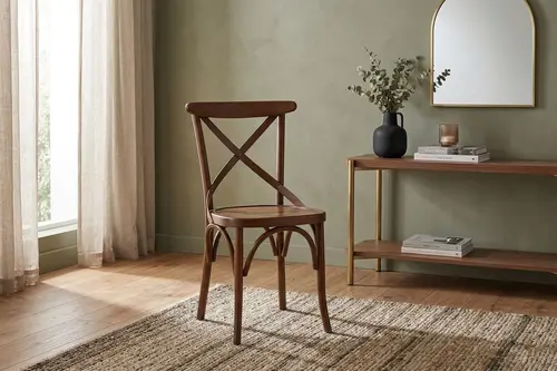 Thonet Çarpı Çıtalı Sandalye, Ceviz