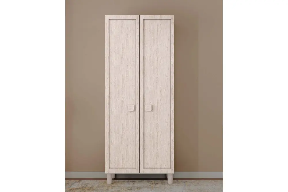 Ihlara %100 Mdf Gardırop, Traverten, 2 Kapaklı