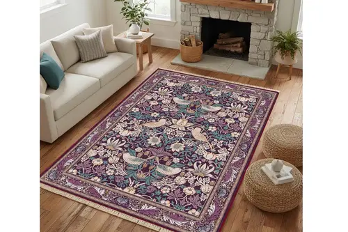 Mor Bahçe Dokuma Taban Halı, 570 Yng 80X150 Cm